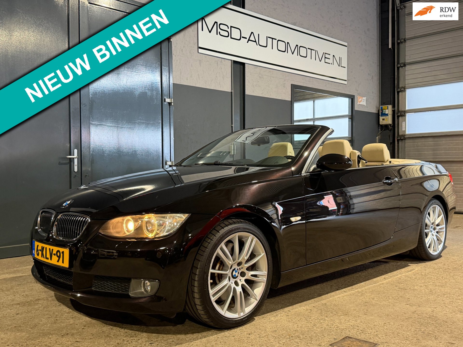 BMW 3-serie Cabrio 330i High Executive|AUT|LEDER|PDC|SPORTSTOEL |HEEEL MOOI !