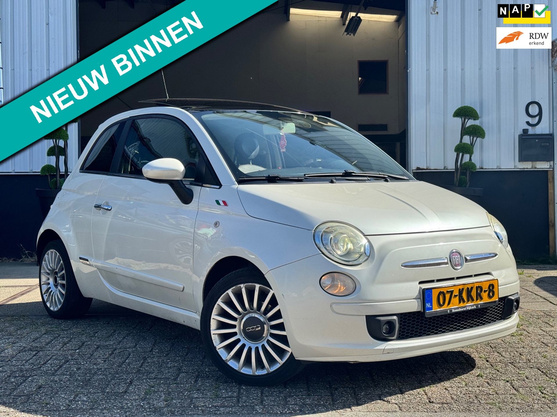 Fiat 500 1.2 | Sport | AUTOMAAT | SCHUIFDAK | BOEKJES | APK | NL | NAP |