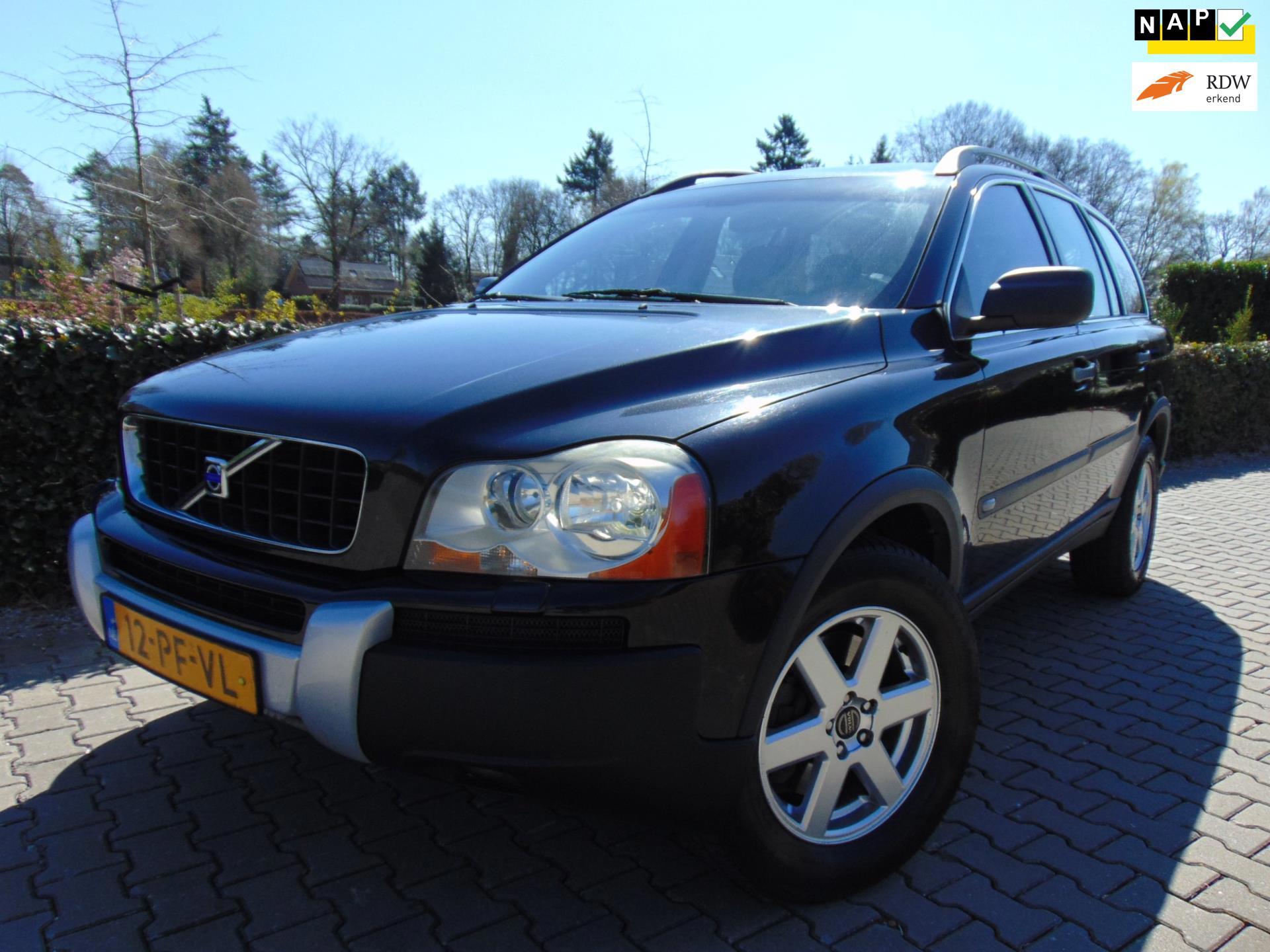 Volvo XC90 2.4 D5 Exclusive 7 Persoons. , Clima / Cruise / Leder / Navi / Lm Velgen / Trekhaak Afneembaar.