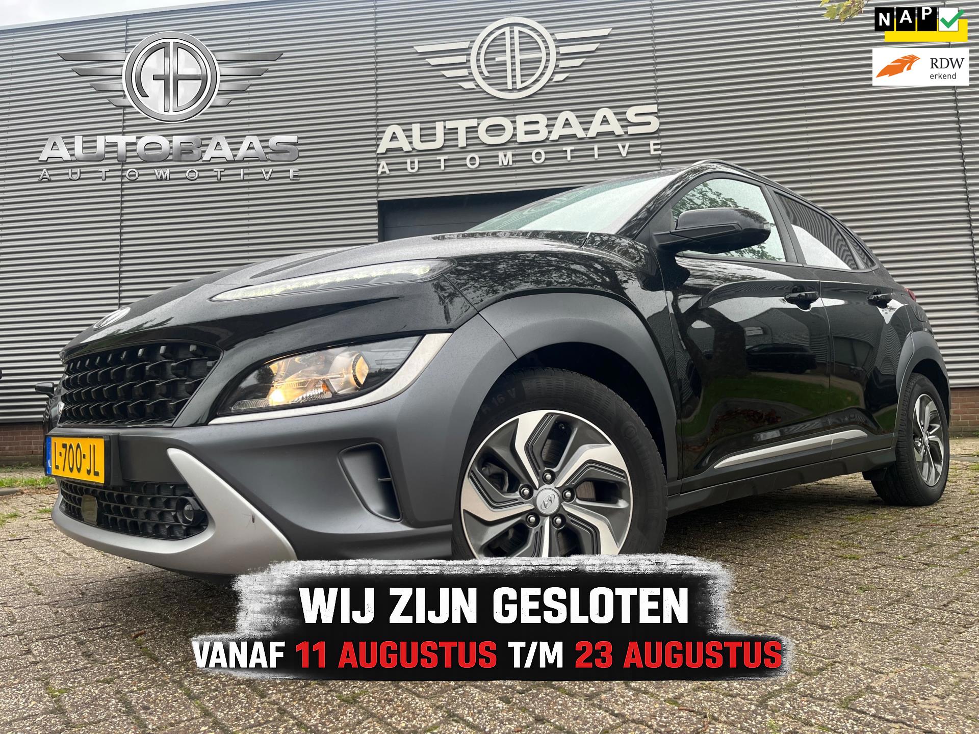 Hyundai Kona 1.6 GDI HEV Fashion AUTOMAAT **APK 07-2027** NL-AUTO+NAP+1EIG+NAVI+TREKHAAK+CAMERA+DIGI DASH+CLIMATE CONTROL+INCL BTW