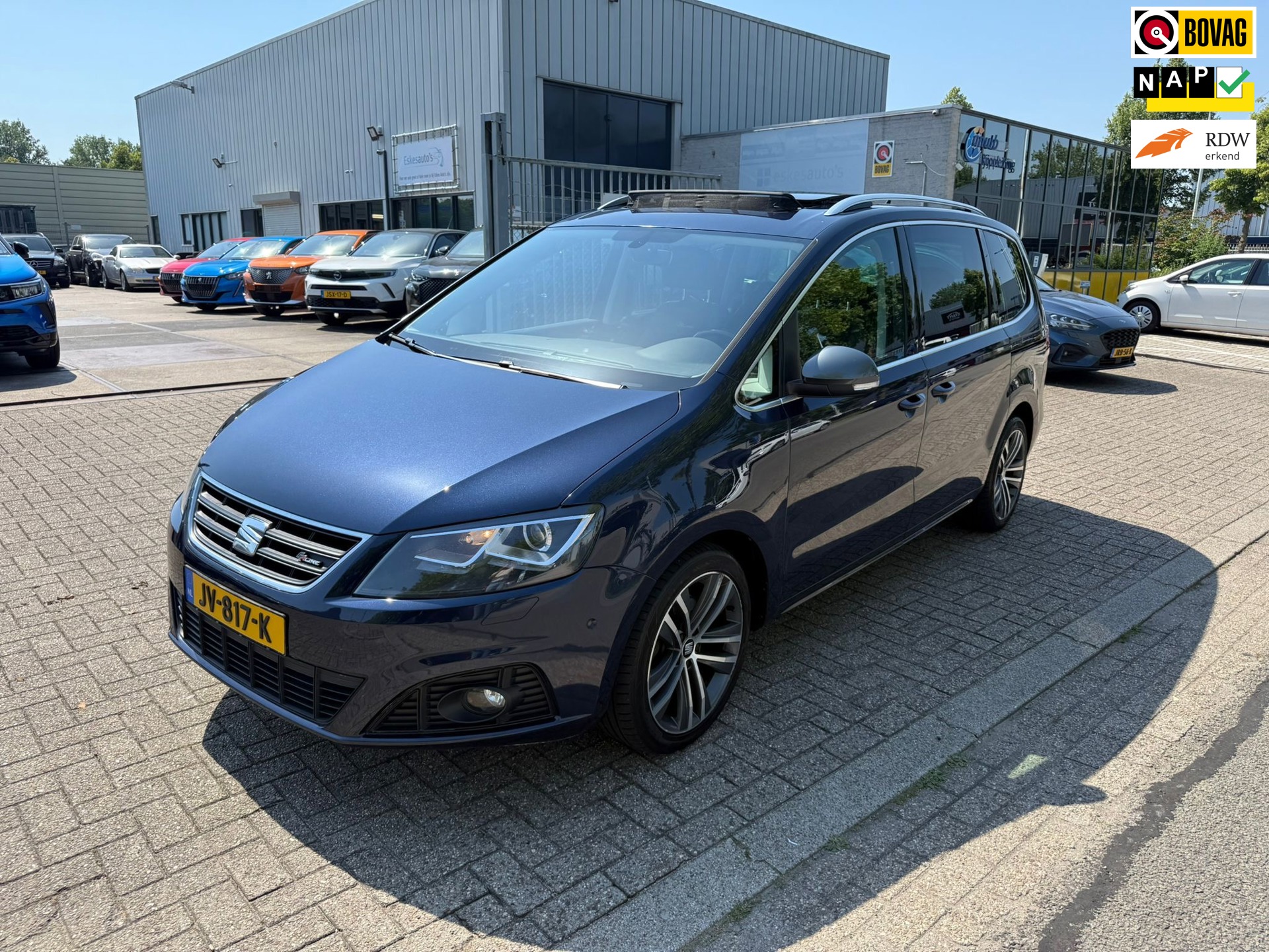 Seat Alhambra 1.4 TSI FR Connect, 7 pers, Automaat, Panodak, NAP