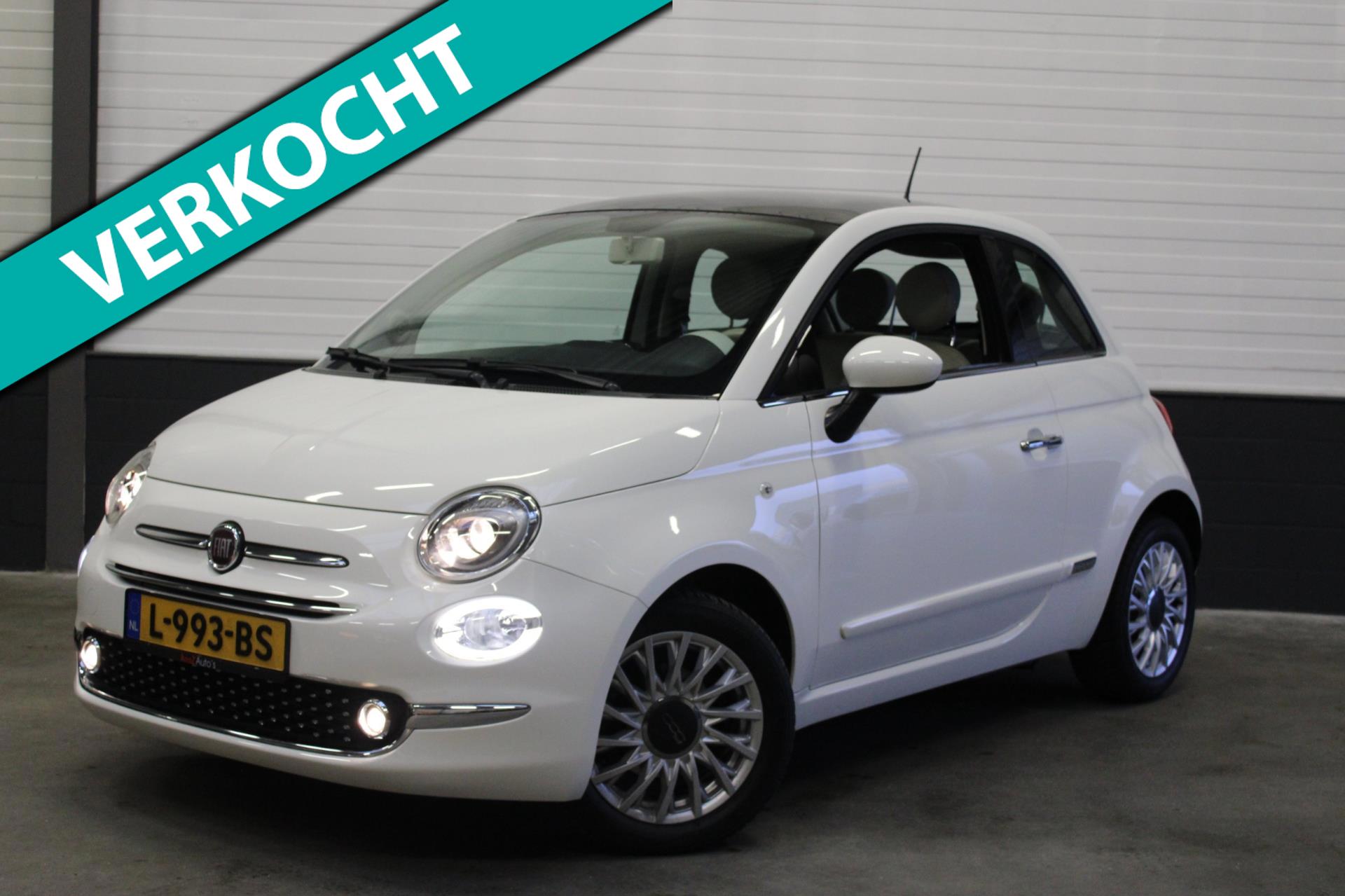 Fiat 500 1.2 Lounge l Airco l Navi l Cruise l PDC l Pano