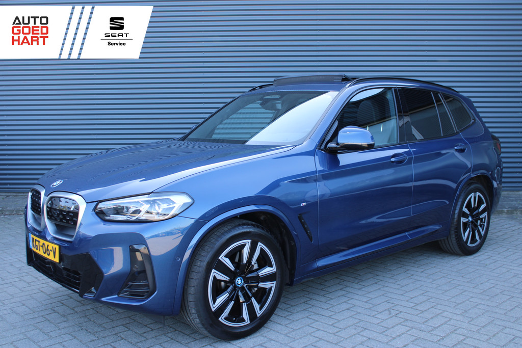 BMW iX3 High Executive 80 kWh Vol-Leder Panoramdak SOH-100% LED Stoelverwarming