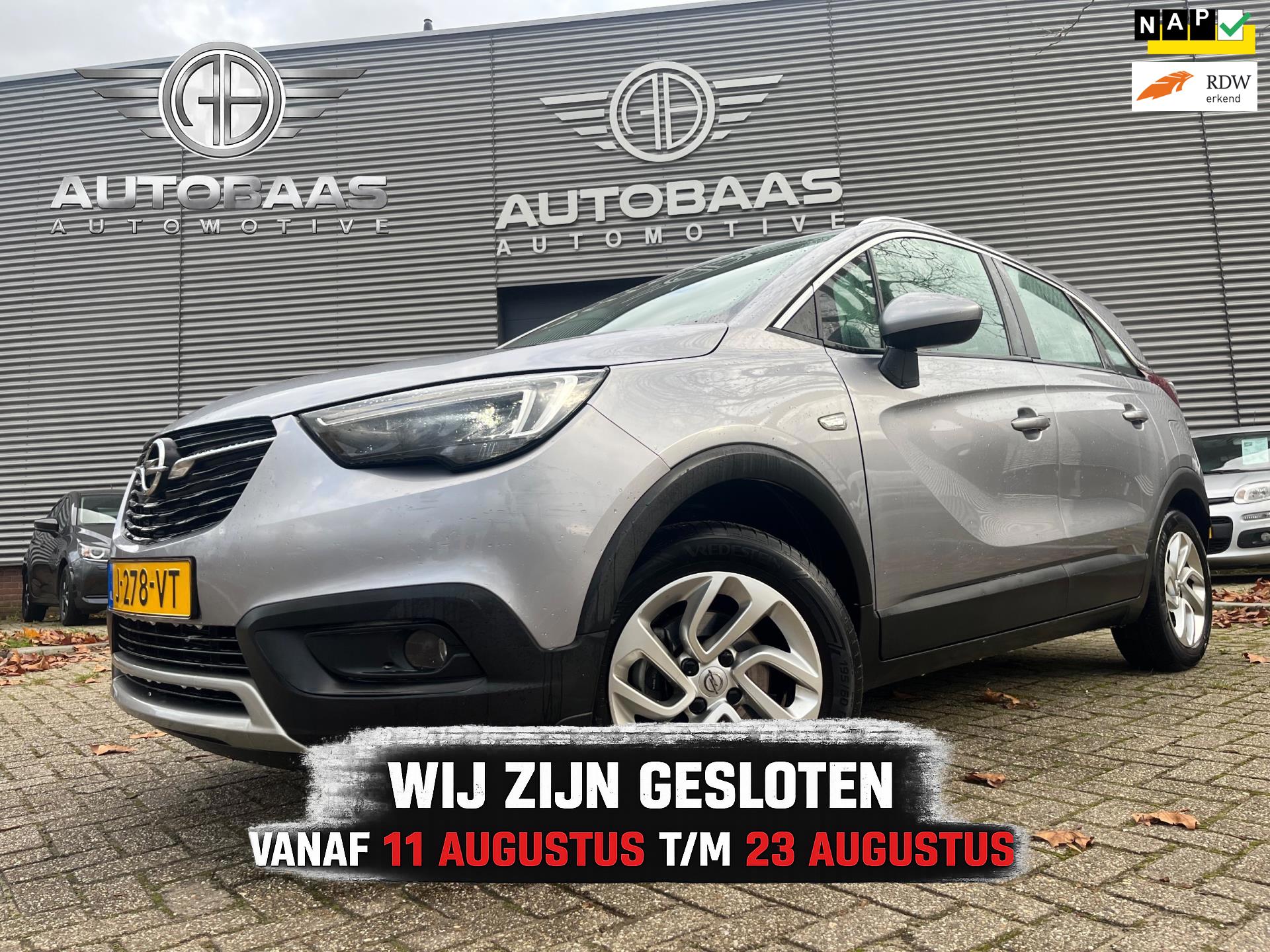 Opel Crossland X 1.2 Turbo Innovation AUTOMAAT+NL-AUTO+NAP+1EIG+TREKHAAK+PARKEERSENSOREN+CLIMATE CONTROL+APPLE CARPLAY+INCL BTW+