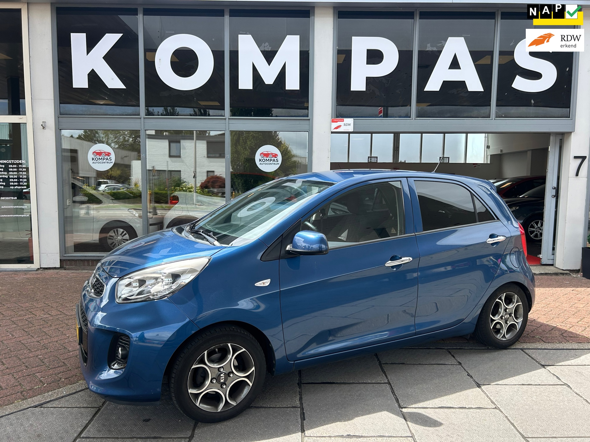 Kia Picanto 1.0 CVVT First Edition |NAP|AIRCO|Bluetooth|CruiseControl|Multi.Stuurwiel|Usb|AUX|El.Ramen|APK27|