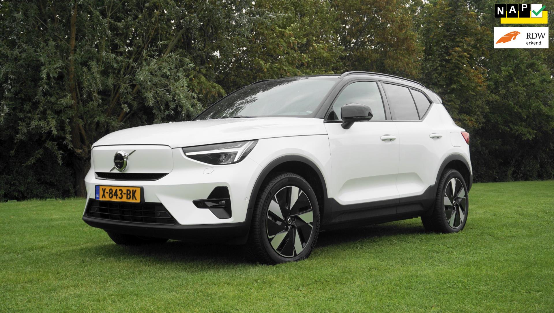Volvo XC40 Recharge Twin Ultimate 82 kWh Trekh soh 98.43% 408 PK nieuwstaat