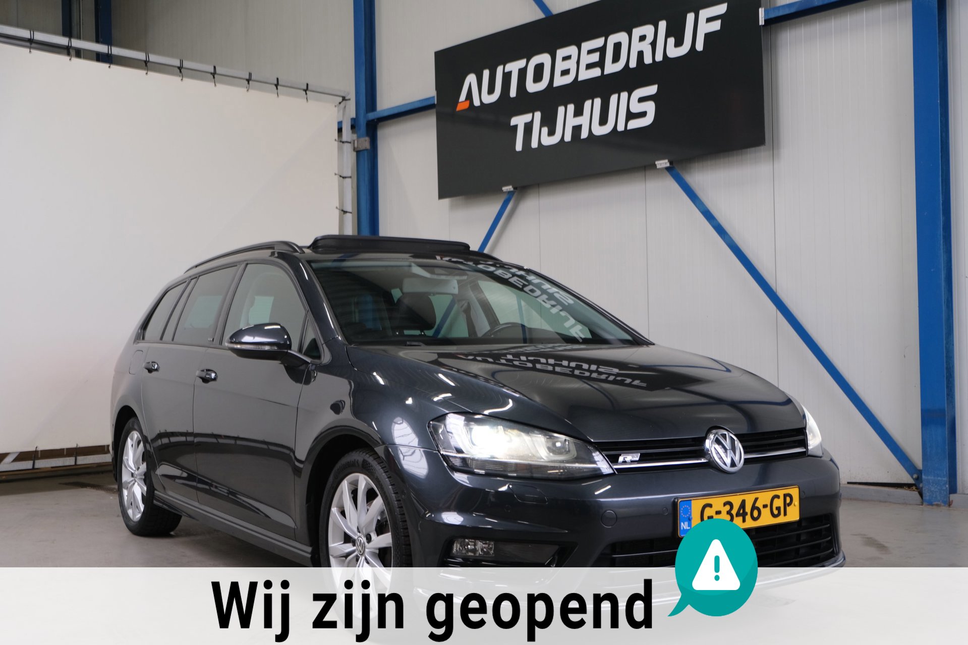 Volkswagen Golf Variant 1.4 TSI Highline R-Line Automaat - Airco, Cruise, Navi, PDC, Carplay, Stoelverwarming.
